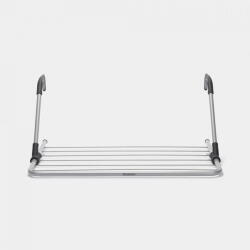 Brabantia Uscator pentru calorifer / balustrada 4.5 m, Metalic Grey (105241)