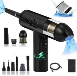  Suflanta Aer si Aspirator, Luxofia, Portabil, pentru Indepartare Praf PC, Aer conditionat, Lanterna LED, 7 Duze, 3 viteze, 90000 RPM, baterie 7500 mAh (49)