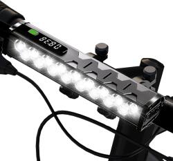  Lumina Frontala Bicicleta, Luxofia, 17 LED-uri Incorporate, Impermeabil, Functie Baterie Externa, incarcare USB (197)