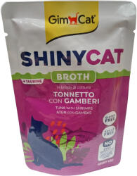 GimCat ShinyCat broth tuna & shrimp 70 g