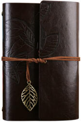 eR D L Agenda tip jurnal retro de calatorie A5, negru, eR D L (9851791)