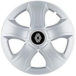 AutoHelix MSA Set 4 Capace Roti 16 inchi (R16) Bis Gri, Compatibile Cu Renault Nou (20293)