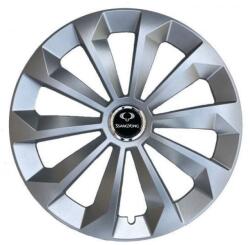 AutoHelix MSA Set 4 Capace Roti 14 inchi (R14) Fame Gri, Compatibile Cu SsangYoung (14905)