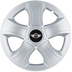 AutoHelix MSA Set 4 Capace Roti 15 inchi (R15) Bis Gri, Compatibile Cu Mini (13462)