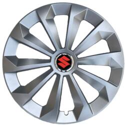 AutoHelix MSA Set 4 Capace Roti 15 inchi (R15) Fame Gri, Compatibile Cu Suzuki (4020)