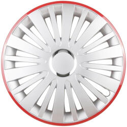 AutoHelix MSA Set 4 Capace Falcon Gri Cu Rama Rosie R15 (00001100)