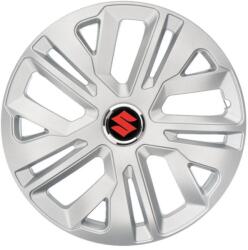 AutoHelix MSA Set 4 Capace Roti 15 inchi (R15) Raven Gri, Compatibile Cu Suzuki (1888)