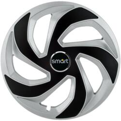 AutoHelix MSA Set 4 capace roti Rex Gri-Negru R16 pentru gama auto Smart (3128)