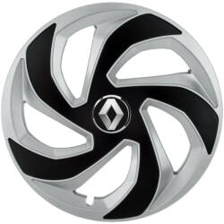 AutoHelix MSA Set 4 capace roti Rex Gri-Negru R15 Compatibil Cu Renault (3088)