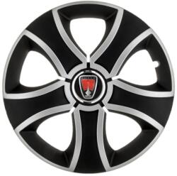 AutoHelix MSA Set 4 Capace Roti 16 inchi (R16) Bis Gri-Negru, Compatibile Cu Range Rover (3228)