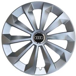 AutoHelix MSA Set 4 Capace Roti 15 inchi (R15) Fame Gri, Compatibile Cu Audi (3991)