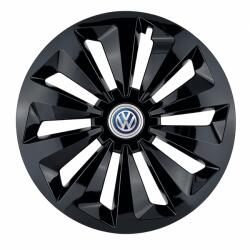 AutoHelix MSA Set 4 capace roti Fox negru R16 Compatibil Cu Volkswagen (10185)