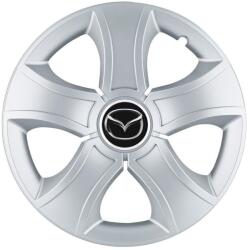 AutoHelix MSA Set 4 Capace Roti 16 inchi (R16) Bis Gri, Compatibile Cu Mazda (13455)