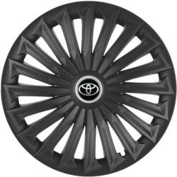 AutoHelix MSA Set 4 capace roti Joy Negru R16 Compatibil Cu Toyota (5392)