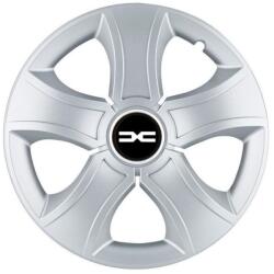 AutoHelix MSA Set 4 Capace Roti 15 inchi (R15) Bis Gri Compatibile Cu Dacia Nou (20259)