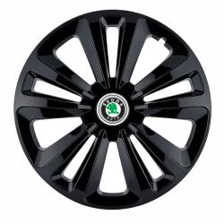 AutoHelix MSA Set 4 Capace Roti Terra Negru R14, pentru Skoda (14296)