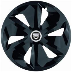 AutoHelix MSA Set 4 Capace Roti Roco Negru R15, pentru Dacia (14138)