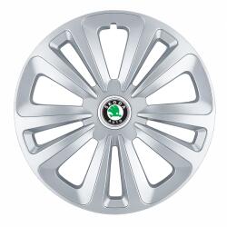 AutoHelix MSA Set 4 Capace Roti Terra Gri R14, pentru Skoda (14494)