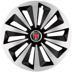 AutoHelix MSA Set 4 capace roti Fox Gri-Negru R15 Compatibil Cu Range Rover (6205)