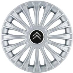 AutoHelix MSA Set 4 Capace Roti, potrivite jantelor de R14, pentru Citroen, model dino cromat (14987)