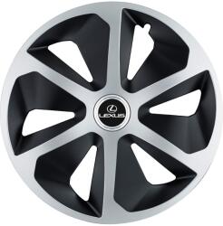 AutoHelix MSA Set 4 capace roti Roco Gri-Negru R17 pentru gama auto Lexus (15128)