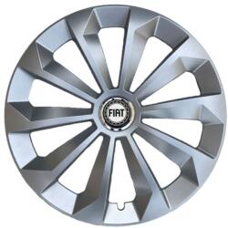 AutoHelix MSA Set 4 Capace Roti 15 inchi (R15) Fame Gri, Compatibile Cu Fiat (3997)