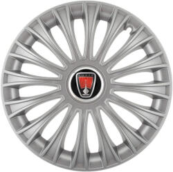 AutoHelix MSA Set 4 Capace Roti 15 inchi (R15) Dino Gri, Compatibile cuRange Rover (3943)