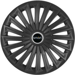AutoHelix MSA Set 4 capace roti Joy Negru R16 Compatibil Cu Smart (5386)