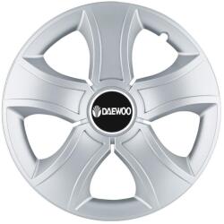 AutoHelix MSA Set 4 Capace Roti 16 inchi (R16) Bis Gri, Compatibile Cu Daewoo (13419)