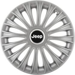 AutoHelix MSA Set 4 capace roti 16 inchi (R16) Dino Gri, Compatibile cu Jeep (4854)