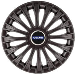 AutoHelix MSA Set 4 capace roti 16 inchi (R16) Dino Negru, Compatibil Cu Volvo (4821)