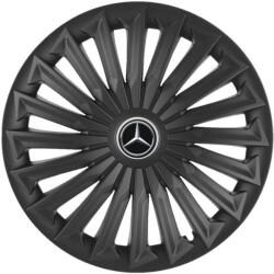 AutoHelix MSA Set 4 capace roti Joy Negru R14 Compatibil Cu Mercedes-Benz (5354)