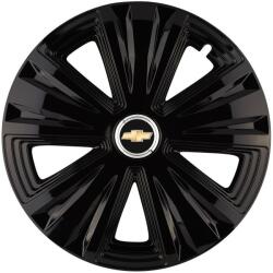 AutoHelix MSA Set 4 capace roti Glory negru R15 Compatibil Cu Chevrolet (10196)