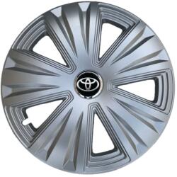 AutoHelix MSA Set 4 capace roti 15 inchi (R15) Glory Gri, Compatibile cu Toyota (4056)