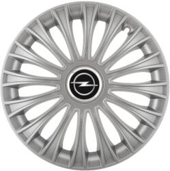 AutoHelix MSA Set 4 capace roti 16 inchi (R16) Dino Gri, Compatibile cu Opel (4865)