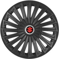 AutoHelix MSA Set 4 capace roti Joy Negru R16 Compatibil Cu Suzuki (5389)