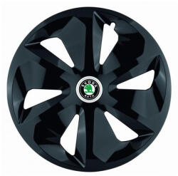 AutoHelix MSA Set 4 Capace Roti Roco Negru R16, pentru Skoda (14199)