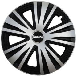 AutoHelix MSA Set 4 capace roti Glory Gri-Negru R14, Compatibil Cu Daewoo (2170)