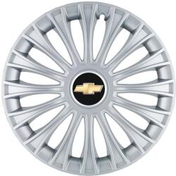 AutoHelix MSA Set 4 Capace Roti, potrivite jantelor de R14, pentru Chevrolet, model dino cromat (14986)