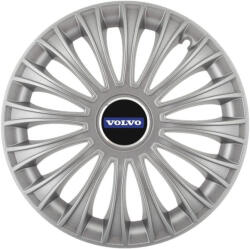 AutoHelix MSA Set 4 capace roti 16 inchi (R16) Dino Gri, Compatibile cu Volvo (4823)