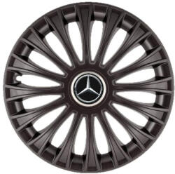 AutoHelix MSA Set 4 capace roti 16 inchi (R16) Dino Negru, Compatibil Cu Mercedes (4874)