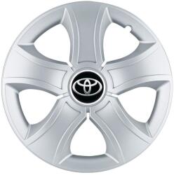 AutoHelix MSA Set 4 Capace Roti 15 inchi (R15) Bis Gri, Compatibile Cu Toyota (13515)