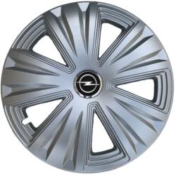 AutoHelix MSA Set 4 capace roti 15 inchi (R15) Glory Gri, Compatibile cu Opel (4045)