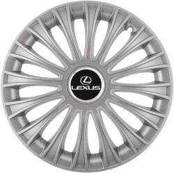 AutoHelix MSA Set 4 capace roti 16 inchi (R16) Dino Gri, Compatibile cu Lexus (4852-4868)