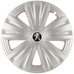 AutoHelix MSA Set 4 Capace Roti, potrivite jantelor de R14, pentru Peugeot, model glory Gri (14959)