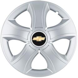 AutoHelix MSA Set 4 Capace Roti 14 inchi (R14) Bis Gri, Compatibile Cu Chevrolet (13405)
