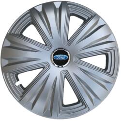AutoHelix MSA Set 4 capace roti 15 inchi (R15) Glory Gri, Compatibile cu Ford (4032)