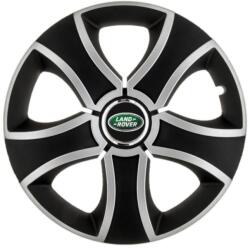 AutoHelix MSA Set 4 Capace Roti 16 inchi (R16) Bis Gri-Negru, Compatibile Cu Land Rover (3178)