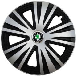 AutoHelix MSA Set 4 Capace Roti potrivite jantelor de 15 inch, pentru Skoda, model Glory Mix (18970)