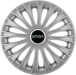 AutoHelix MSA Set 4 capace roti 16 inchi (R16) Dino Gri, Compatibile cu Smart (4841)